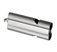 ECVGHD Sifflet de signal en titane portable double tube sifflets d'urgence