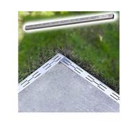 ECwtpndf Caniveau de Drainage pour allée, Grille de Drainage tranchée en Acier Inoxydable 100 cm, Plusieurs Tailles(100x10x5cm/39.4x3.9x2in)