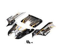 ECX Body Black/Orange 1/18 4 Wheel Drive Roost ECX210006 Body & Wings