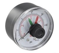 ECX2712B1 Manomètre de rechange pour filtres de piscine Hayward, cadran de 5,1 cm, gamme 0-60 psi, construction en laiton, compatible avec DEP100 C5030
