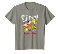 Ed, EDD n Eddy It's an Ed Thing T-Shirt, Enfant, Ardoise, 4 Ans