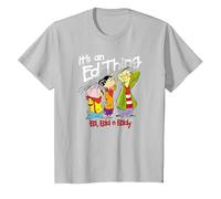 Ed, EDD n Eddy It's an Ed Thing T-Shirt, Enfant, Argent, 3 Ans