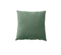 ED ENJOY HOME Coussin déhoussable Carré Velours, 40x40cm, Vert Kaki, 100% Polyester, Tissu Certifié Oeko-TEX, Collection Calin, idéal pour Apporter du Style et du Confort au Salon