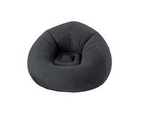 ED ENJOY HOME Fauteuil d'extérieur Gonflable, 100x100 cm, Gris Foncé, 100% PVC Flocké, Collection Jardin Borneo