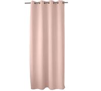ED ENJOY HOME Rideau obscurcissant Réglisse, œillets argentés, Vieux Rose 140x240 cm