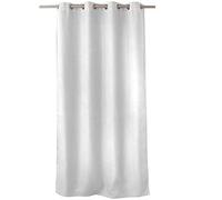 ED ENJOY HOME Rideau Obscurcissant Fileté avec Œillets, 135x240cm, Blanc, 100% Polyester, Collection Floppy