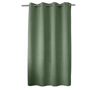 ED Enjoy Home Rideau Occultant avec Œillets argentés, Vert Argile, 140x180cm, 100% Polyester, Tissu Certifié Oeko-TEX, Collection Réglisse