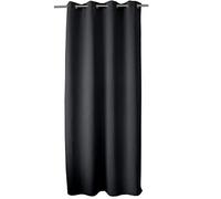 Enjoy Home - Rideau uni occultant avec oeillets - 140 x 240 cm - Gris Foncé Gris foncé