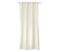 ED ENJOY HOME Rideau Thermique Occultant Ecru 135×240 cm, Œillets Métal, Anti-Chaleur, Anti-Froid, pour Chambre et Salon