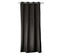 ED ENJOY HOME Rideau Thermique Occultant Gris Foncé 135×240 cm, Œillets Métal, Anti-Chaleur, Anti-Froid, pour Chambre et Salon