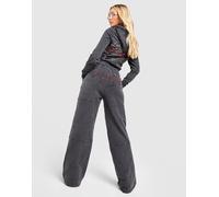 Ed Hardy Flame Tiger Wide Joggers - Noir L