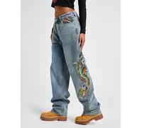 Ed Hardy Jean Crawling Dragon Relaxed - Bleu S