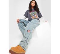 Ed Hardy Jean Relax Bloom Skull - Bleu XS