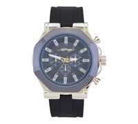 ED HARDY Montre Homme Cadran Rond Bracelet Silicone Noir 50664SB-42-G02