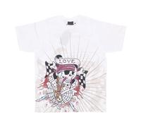 Ed Hardy - T-shirt Graphique Skull Love Blanc - Homme - Tops - Blanc - Taille: M