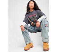 Ed Hardy T-shirt manches longues Dragon Double - Gris XS