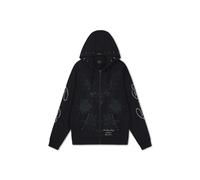 Ed Hardy Veste de survêtement ' Love Kills' gris clair / noir, Taille M