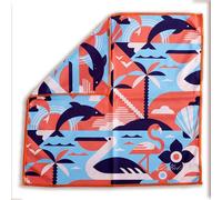Ed Hicks Chiffon de Nettoyage en Microfibre Premium XXL: 30 x 30 cm - pour Lunettes, TV Écrans de télévision, Tablettes, Ordinateurs - Antistatique - Anti-Rayures (Vie Marine)