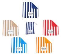 Ed Hicks | Chiffons de Nettoyage Microfibre XL, Lot de 5, Rayures Blanches et Multicolores | 30x30 cm, Ultra Doux, Double Face, Antistatique | pour écrans TV, tablettes, Ordinateurs