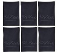 Ed Hicks Lot de 6 chiffons de nettoyage extra larges en microfibre de qualité supérieure pour écrans de télévision, iPad, tablettes, ordinateurs portables, lavables, anti-rayures, antistatiques, sans
