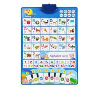 ED-Lumos Jouet éducatif espagnol anglais graphique mural piano musique affiche chiffres 1-20 enfants Montessori jouet éducatif interactif cadeau éducatif pour tout-petits 2-4