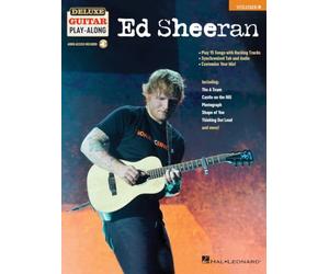 Ed Sheeran Deluxe Guitar Play-Along Volume 9 avec Audio en Ligne | Recueil de Chansons Partitions Guitare Tab | 15 Morceaux Shape of You Perfect Thinking Out Loud | Contrôle Tempo Pitch Loop
