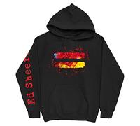 Ed Sheeran Sweat-Shirt À Capuche Equals Logo Nouveau Officiel Homme Noir Size XXL