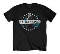 Ed Sheeran - T-Shirt # L Unisex Black # Dashed Stage Photo [Import]