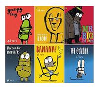 Ed Vere 6 books collection set (grumpy frog, how to be a lion, mr big, bedtime for monsters, banana, the getaway)