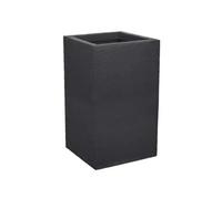 EDA Plastiques – Pot carré haut Graphit'up – 36 L – 29,5 x 29,5 x 49,5 cm – Gris anthracite