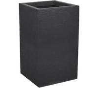 EDA Bac a fleurs Carré Haut GRAPHIT UP - 36 L - 29,5 x 29,5 cm x 49,5 cm - Gris anthracite