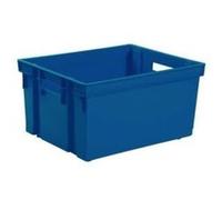 eda bac de rangement manutention avec 2 poignées - 30 l - bleu Bleu G
