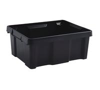 EDA Bac de rangement Pro avec 2 poignées - 54 L - Gris anthracite