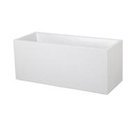 Jardinière - 99,5 x 39 cm - contenance 97,6 L - Graphit blanc cérusé EDA PLASTIQUES