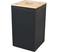 EDA Boîte de rangement pour pellets 36 litres noir