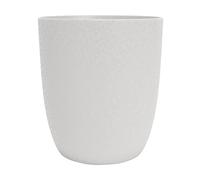EDA - Cache-Pot Opale Ø 12,5 cm - Spécial Orchidées - Pot décoratif pour l'Intérieur - Ø 12,5 x H. 15 cm - Blanc Ivoire