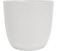 EDA Cache-pot OPALE - 14,8 L - Ø 29,5 x H.27,1 cm - Blanc ivoire