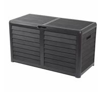 EDA Coffre à coussins Baya,aspect bois H10064