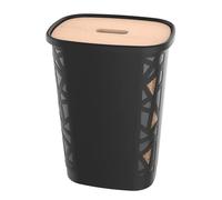 EDA Coffre A GRANULES DE Bois XL Noir 45KG
