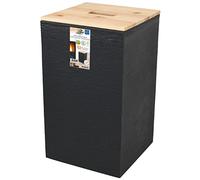 EDA Bac pour granulés Jura Montania STONE – Design – 20 kg – Noir