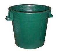 EDA - Corps de Poubelle 50 L - sans Couvercle - Ø 52 x 46 x H.44,5 cm - Vert Canada
