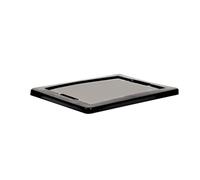 EDA Plastiques Bac de manutention 30 L - Emboîtable et superposable - 44 x 34,5 x H.23,5 cm - Gris