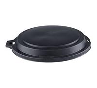 EDA - Couvercle Plat pour Comporte à Vendanges 80 L - Verrouillable - L 59 x Ø 55 x H 8.cm - Noir