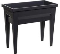 EDA Espace potager avec table CITY VEG&TABLE - 57 L - 76 x 38,5 x H 68 cm - Gris anthracite