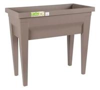 Eda Espace Potager Avec Table City Végétable 73x38,5x68cm - Contenance 57l - Taupe
