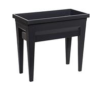 Espace potager sur pieds - EDA - Veg&Table City - 57 L - Table de culture sur pieds - 76 x 38,5 x H. 68 cm - Gris Anthracite