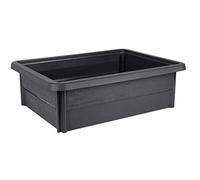EDA Plastiques - Bac potager de sol Veg&Table Garden 67 L - Anti-UV Gris anthracite