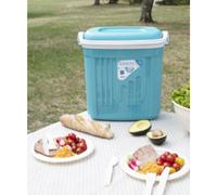 EDA Glacière ICEBERG, 20 litres, bleu clair/blanc