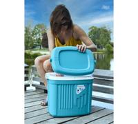 EDA Glacière ICEBERG, 32 litres, bleu clair/blanc