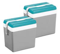 EDA Glacière Isotherme Lot de 2-24L - Fabriqué en France - Grande Capacité - Plastique Résistant - Design Moderne - Idéale pour Pique-Niques, Barbecues, Camping Et Utilisation Quotidienne